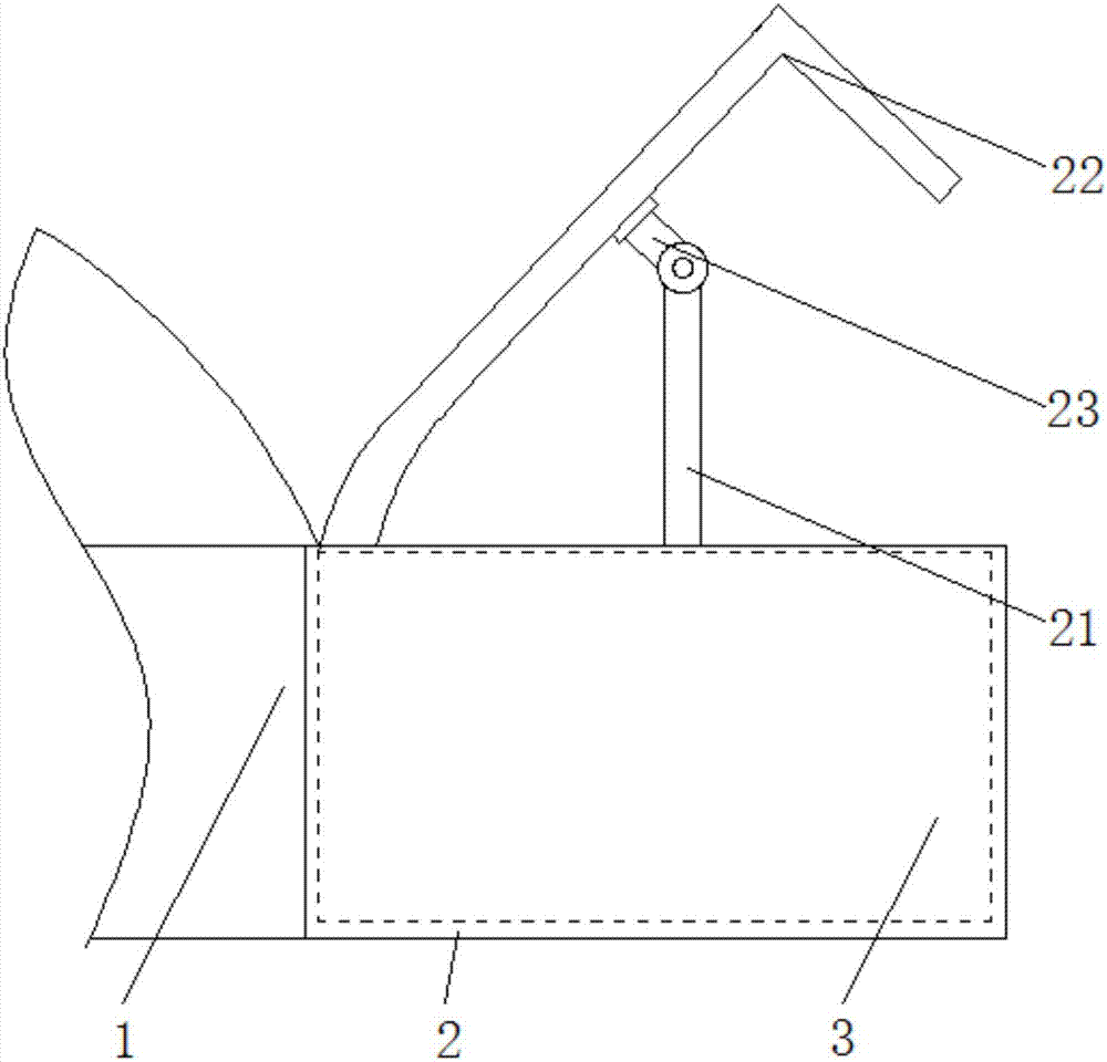 Automobile trunk with function of trunk cover falling prevention