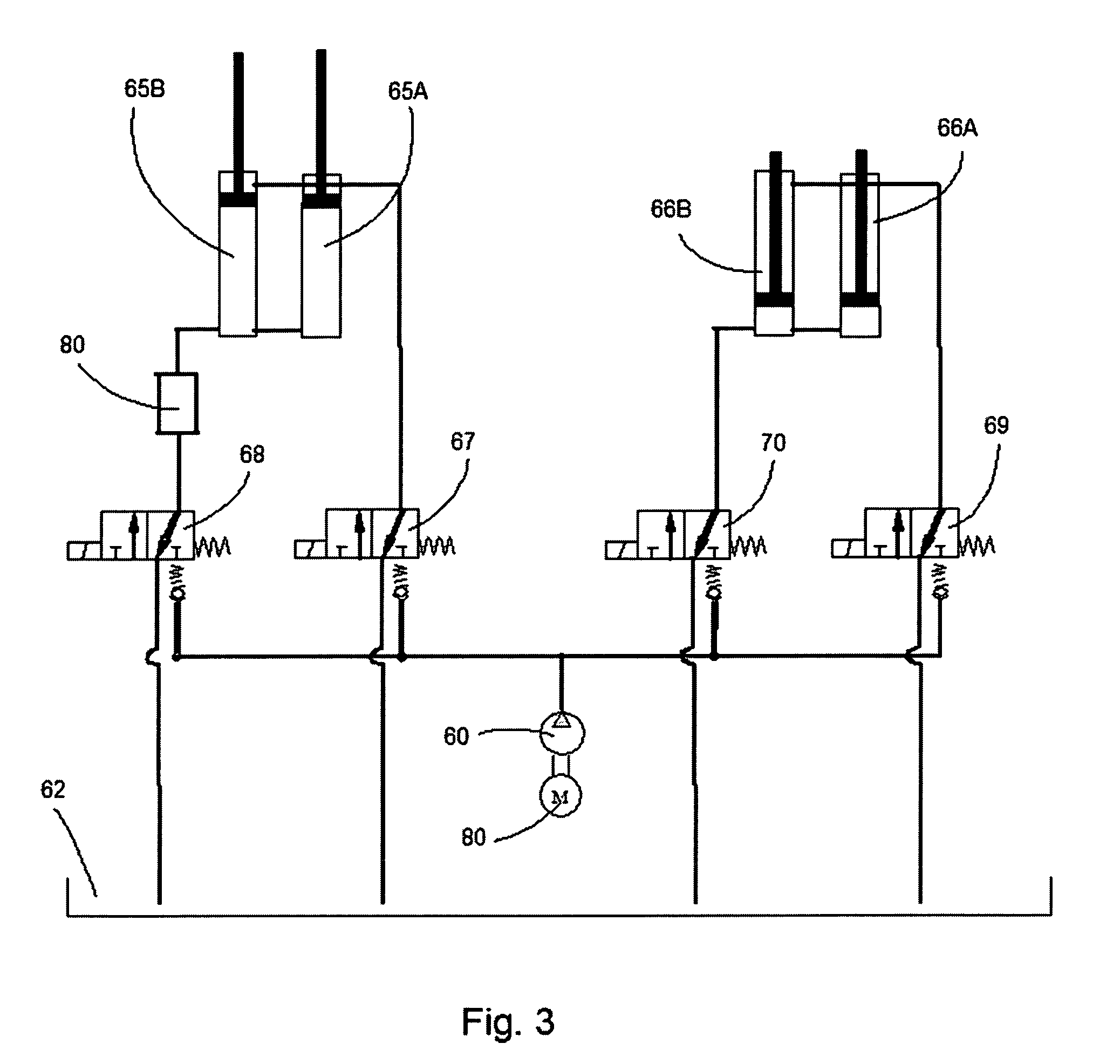 Hydraulic system with a pressure ripple reduction device