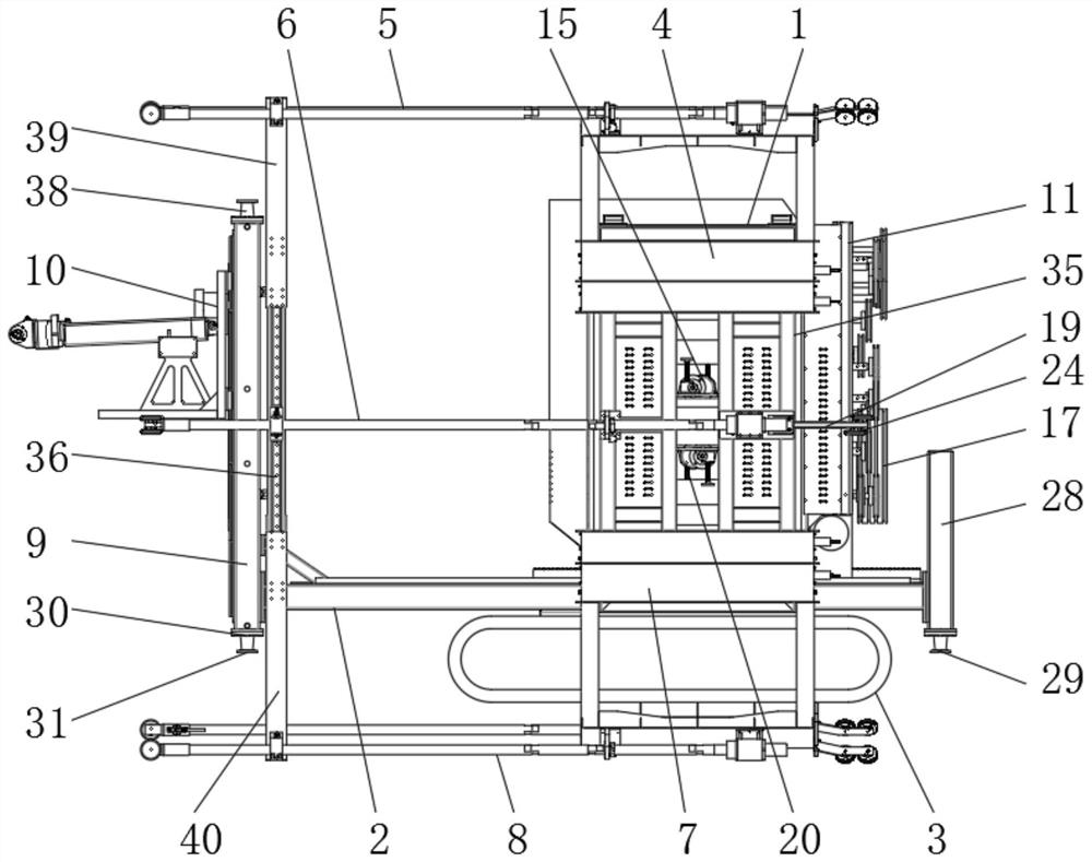 Automatic underground mining drilling and cutting all-in-one machine