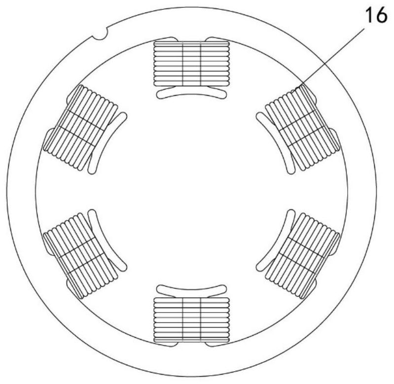 High-efficiency small-flow closed type miniature low-temperature centrifugal pump with inducer