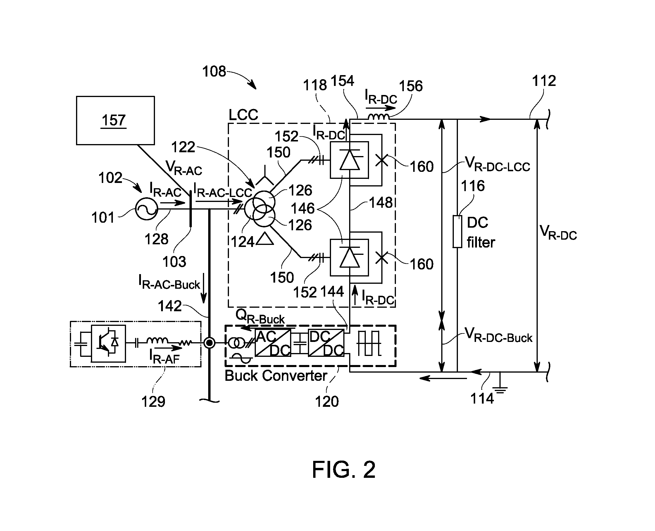 High voltage direct current (HVDC) converter system and method of operating the same