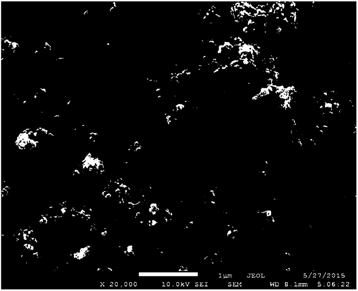 A kind of hierarchical structure nano in2o3/graphene composite material and its preparation method and application