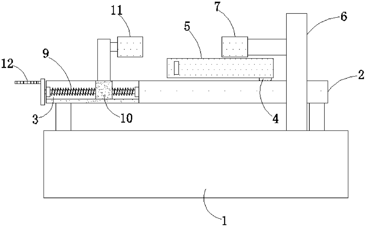 Pneumatic grinding machine for glass inner holes