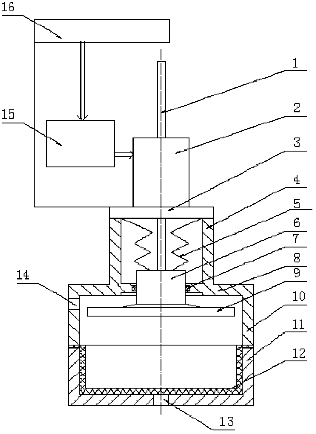 Pneumatic-electric-control volume-variable type amount of liquid control device