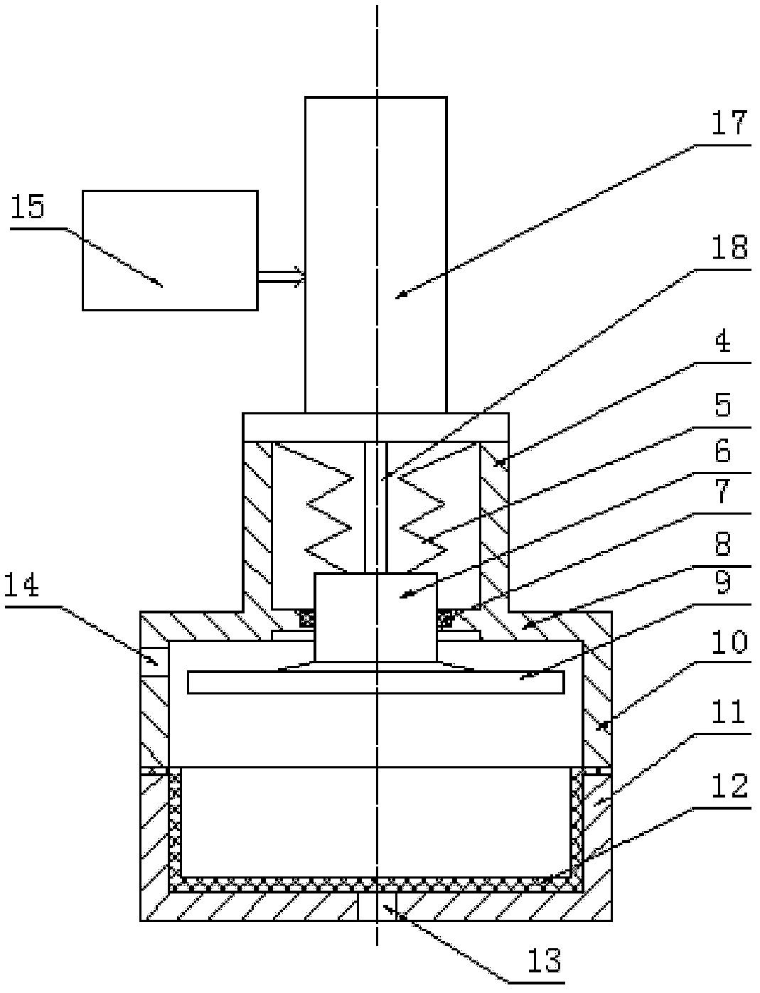 Pneumatic-electric-control volume-variable type amount of liquid control device