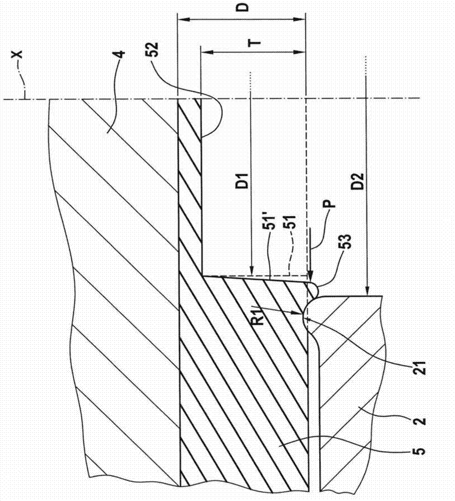 Proportional valve with improved sealing fit