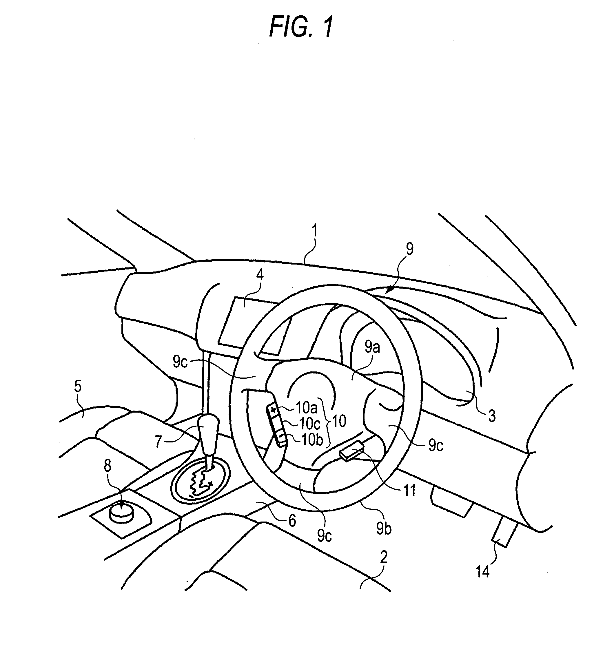 Vehicle display device