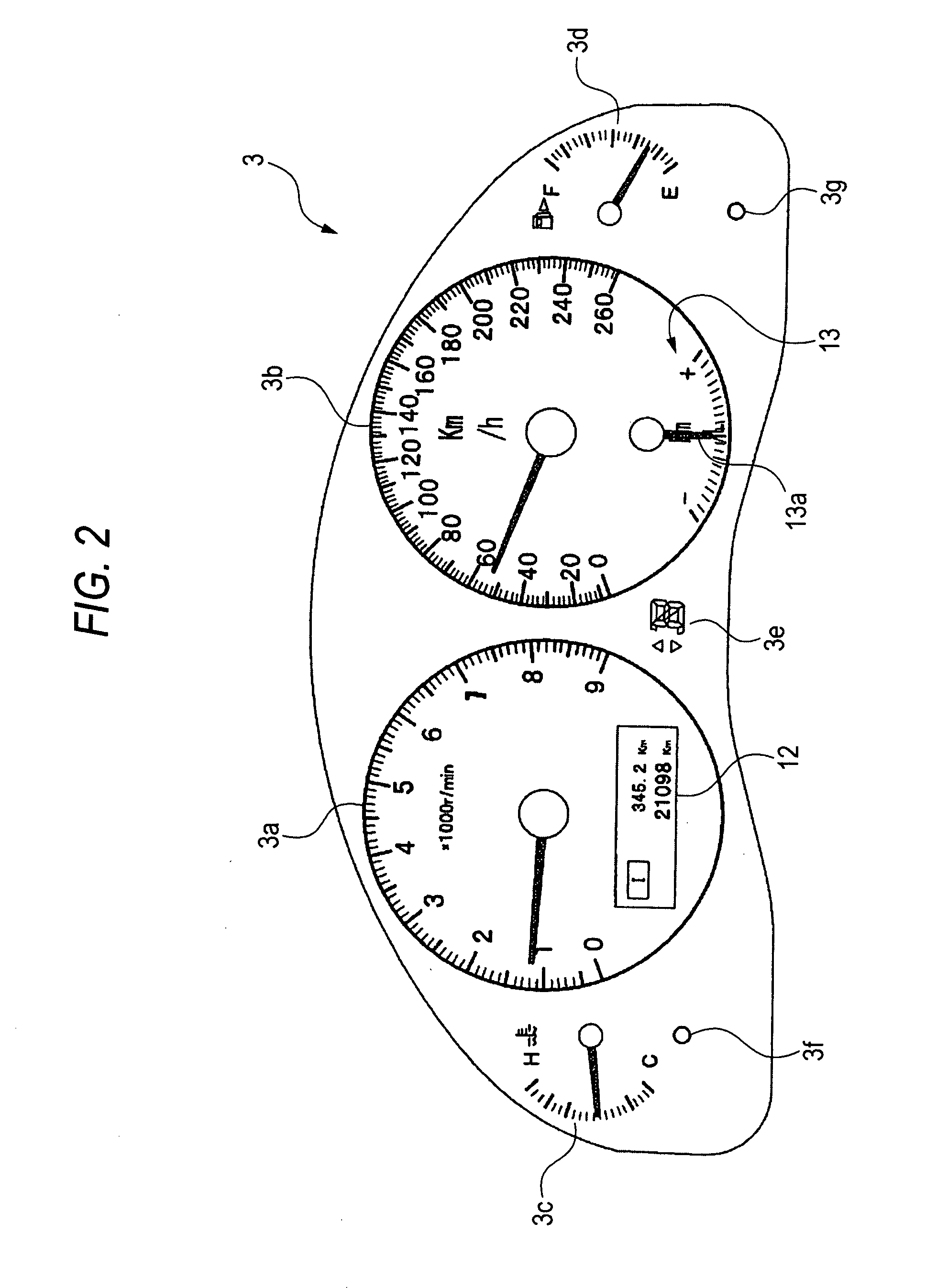 Vehicle display device