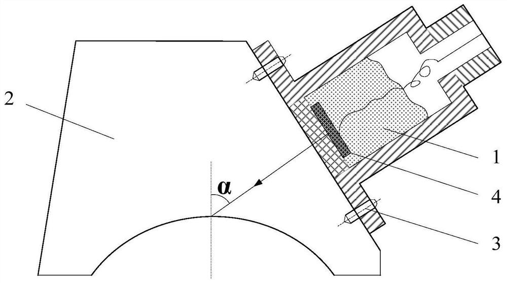 Design method of curved-surface acoustic transmission wedge for circumferential ultrasonic detection of small-diameter pipe