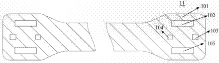 Low-loss flat transmission line