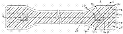 Low-loss flat transmission line