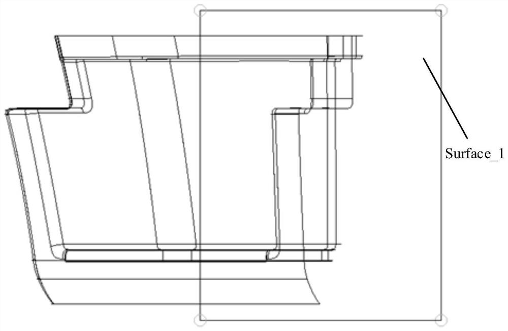 Modeling method, device and equipment for part flanging curved surface and readable storage medium