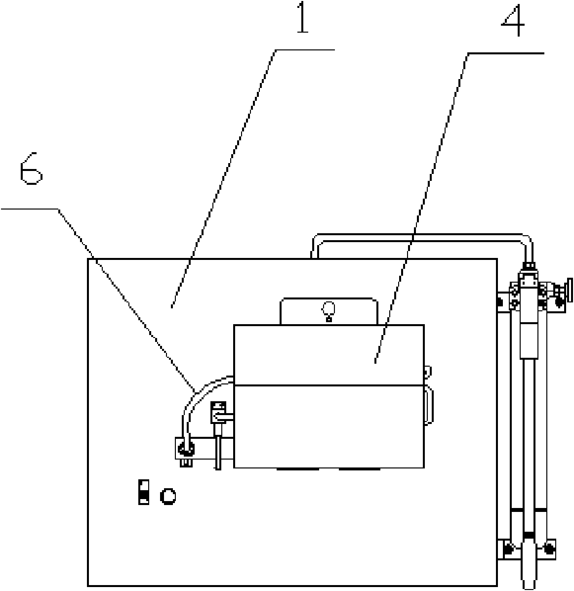 Novel thermal resistance and flow resistance test device for radiator