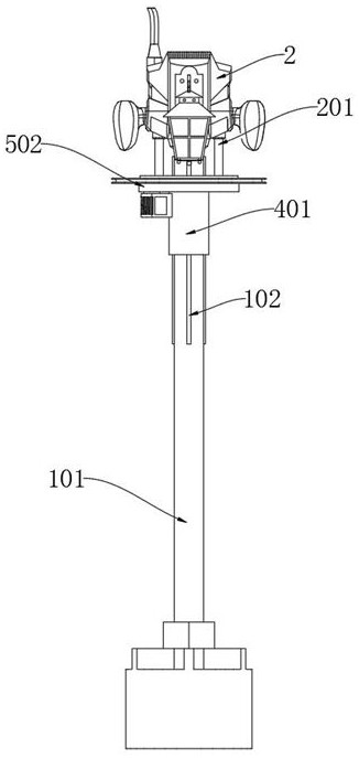 5G street lamp capable of automatically switching projection shapes