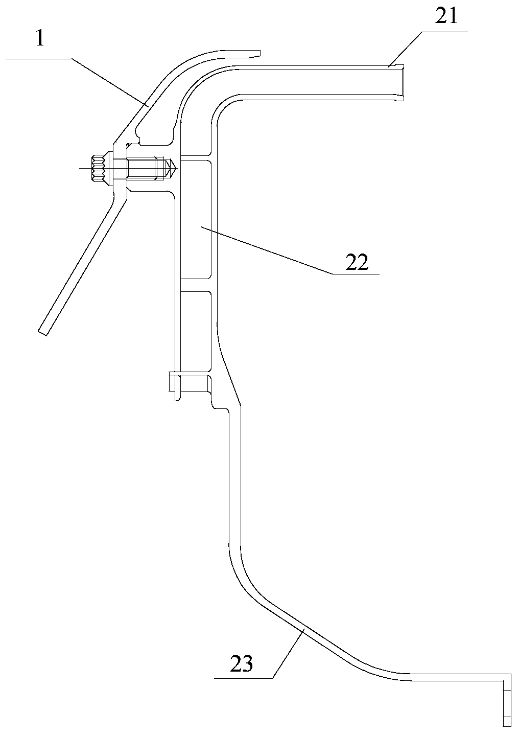 Radial Flow Combustor Diffuser and Gas Turbine