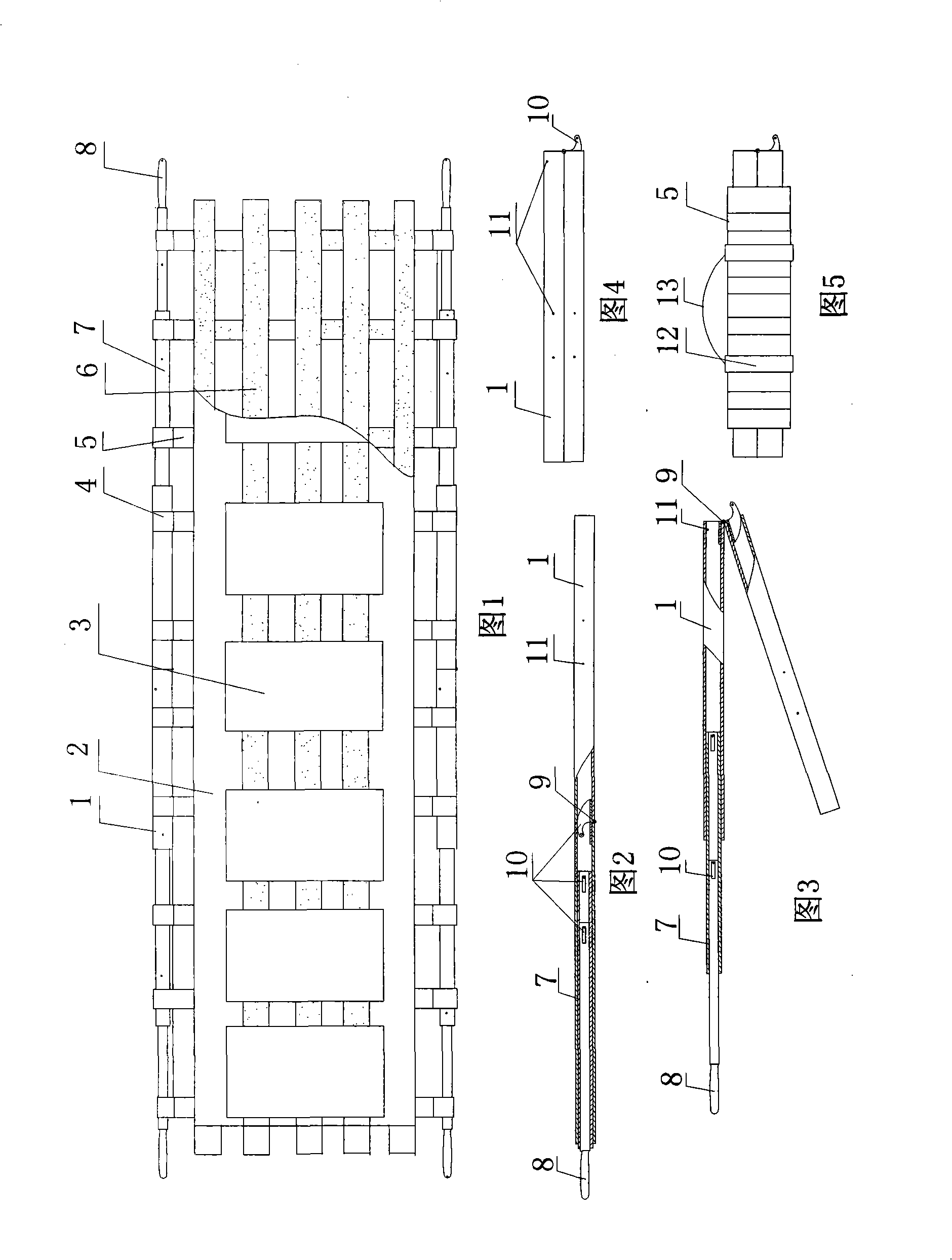 Portable combined multifunctional combat readiness stretcher