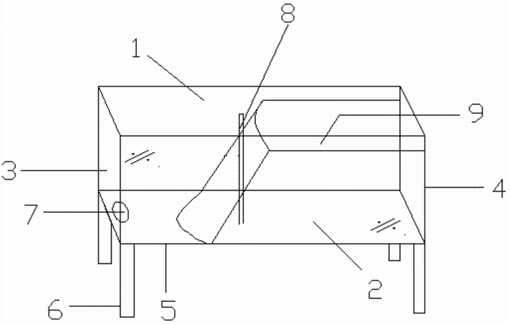 Experiment device and experiment method for overtopping failure simulation for tailing dam