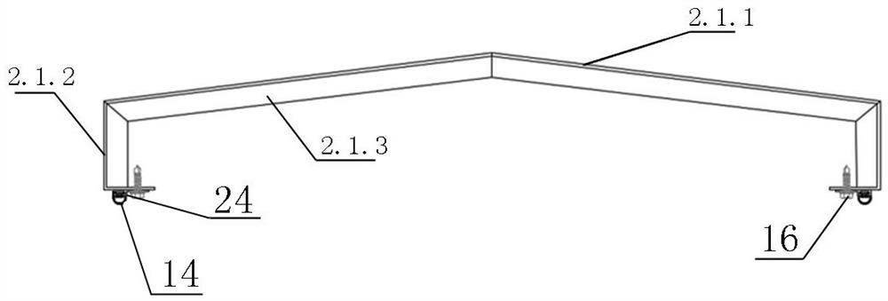 Liftable umbrella-shaped water retaining device and construction method thereof