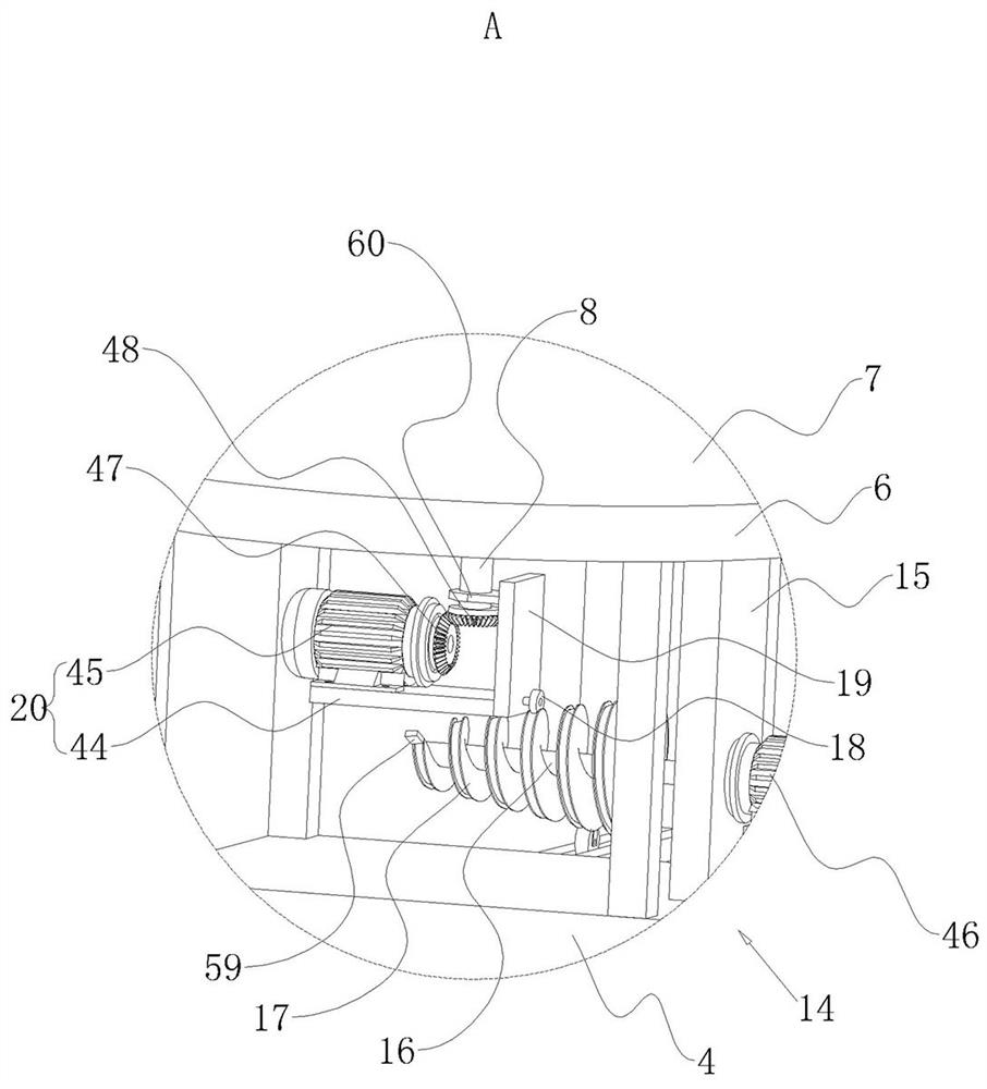 Sandy stuffing mixing preparation equipment and use method thereof