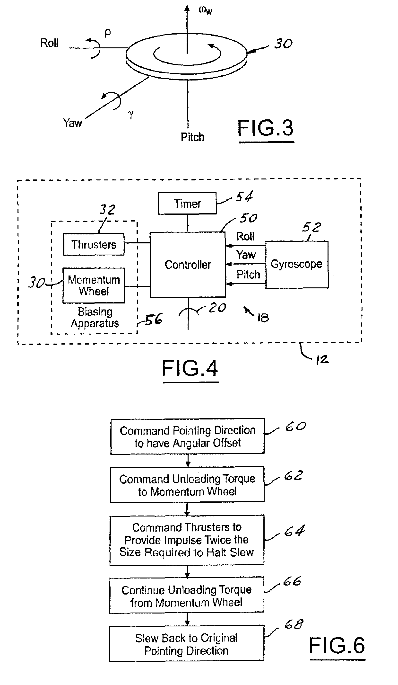 System for counteracting a disturbance in a spacecraft