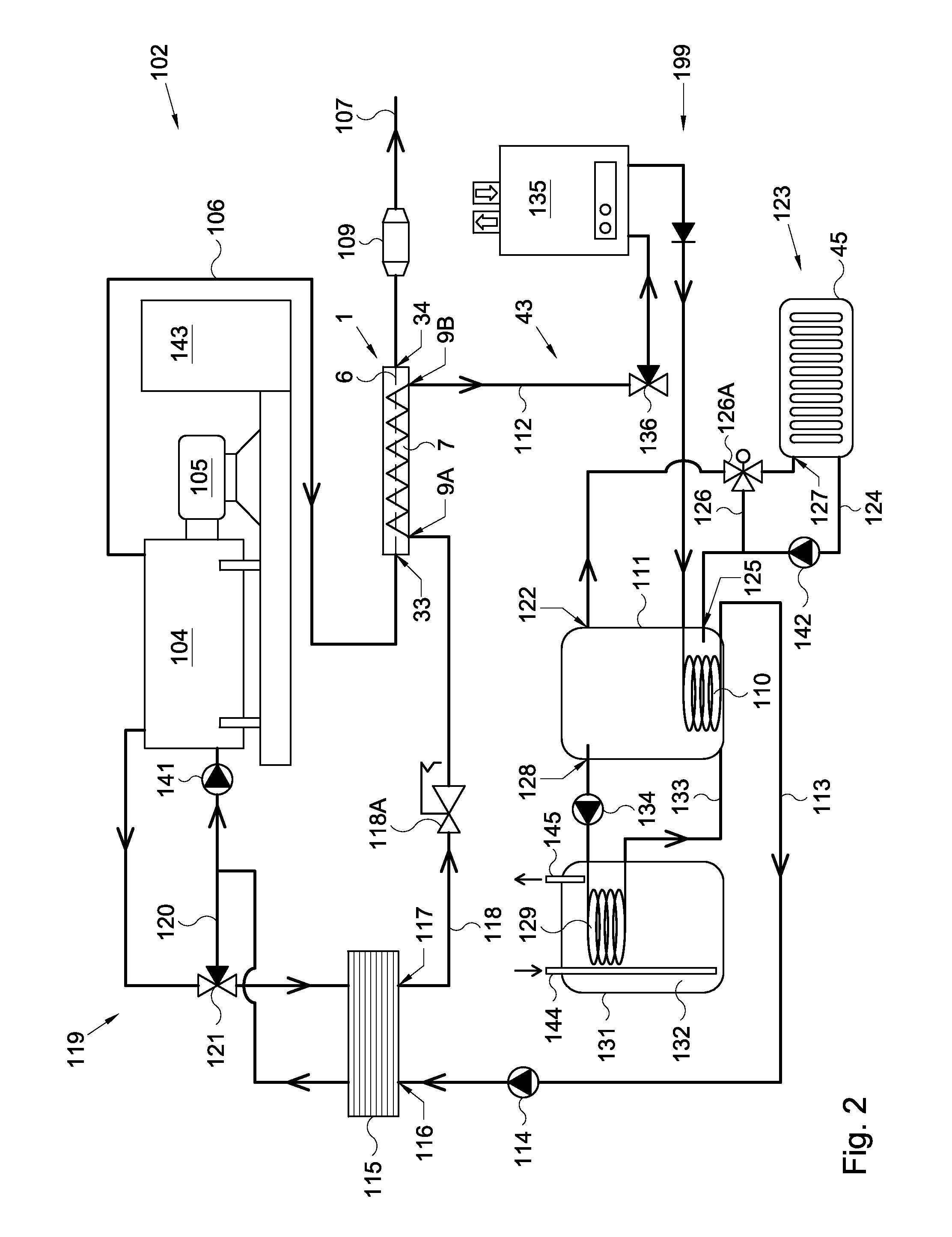 Combined heat and power (CHP) system