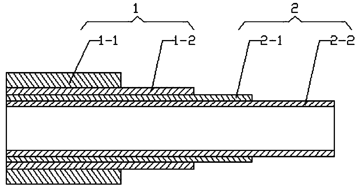 Heat-insulating integrated continuous fiber prepreg tape enhanced composite pipe and processing method