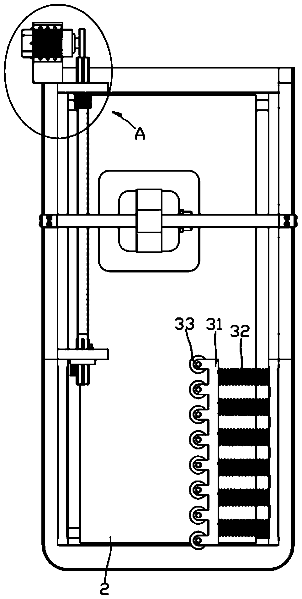 A glass edging device