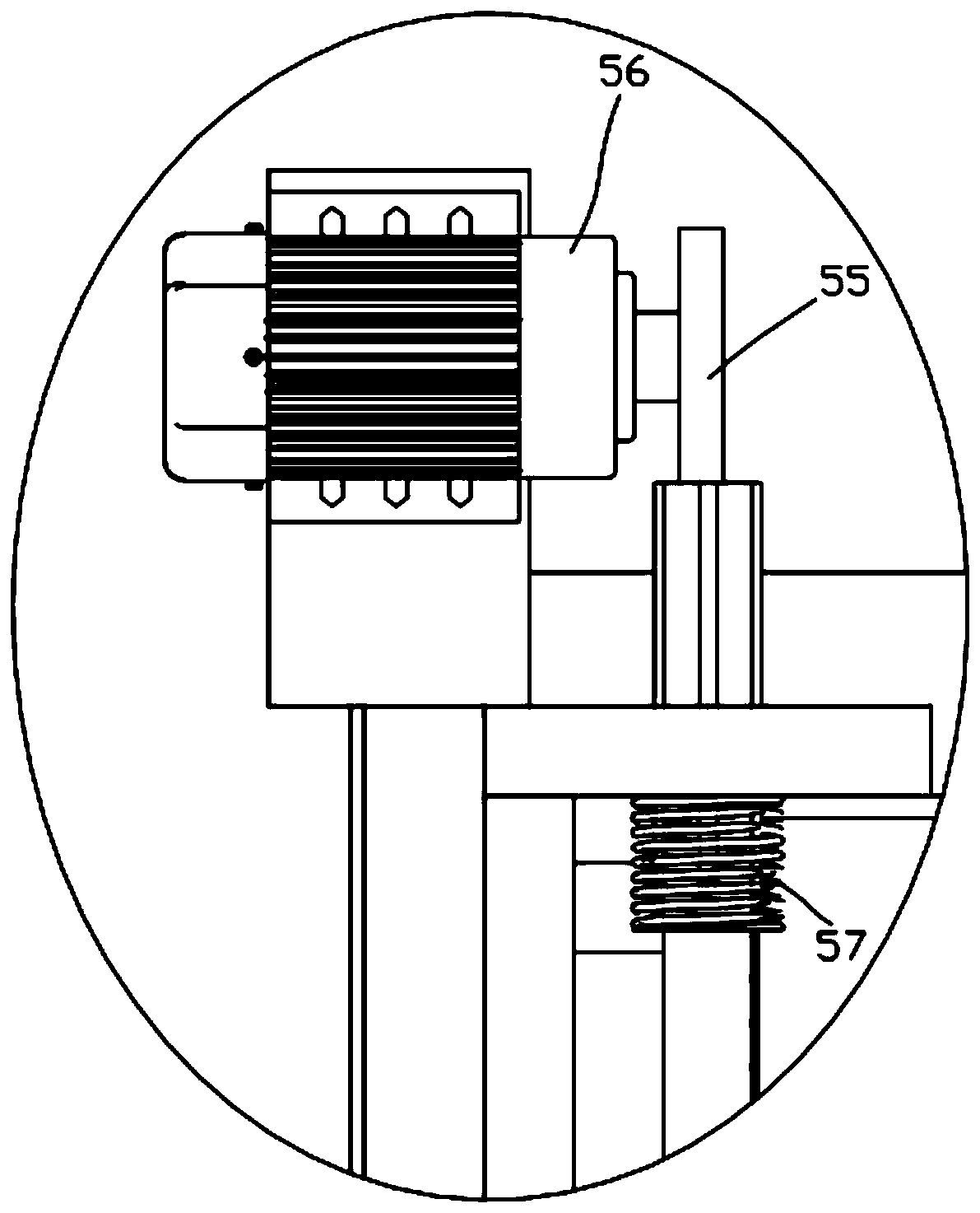 A glass edging device