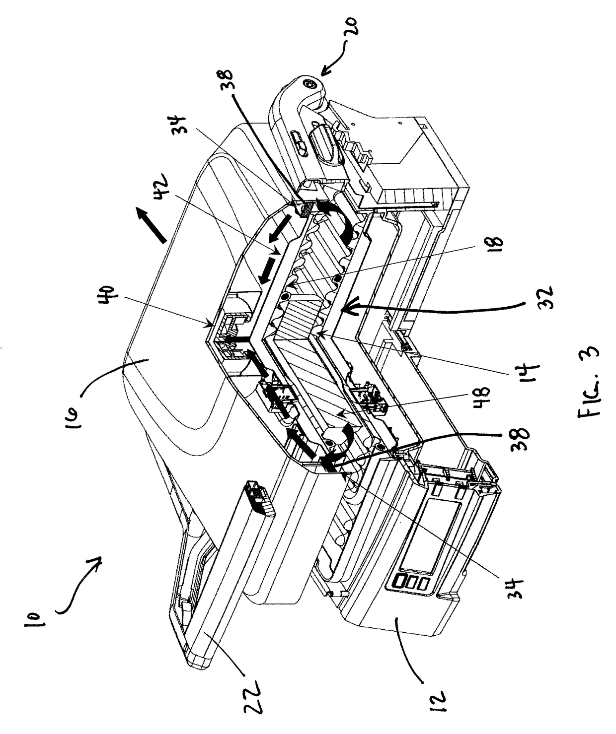 Smoke exhaust system for a cooking appliance