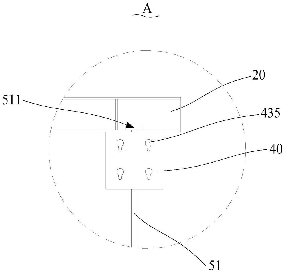 Fabricated tensioning structure of wallboard and installation method thereof