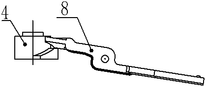 Mechanical clutch device for deceleration clutch of washing machine