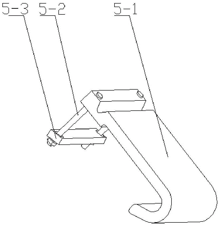 An anchor tensile test support device for horizontal tensile testing machine