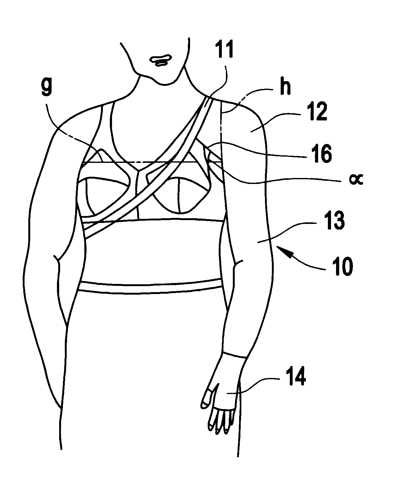 Compression hose, compression pants and accompanying compression pad