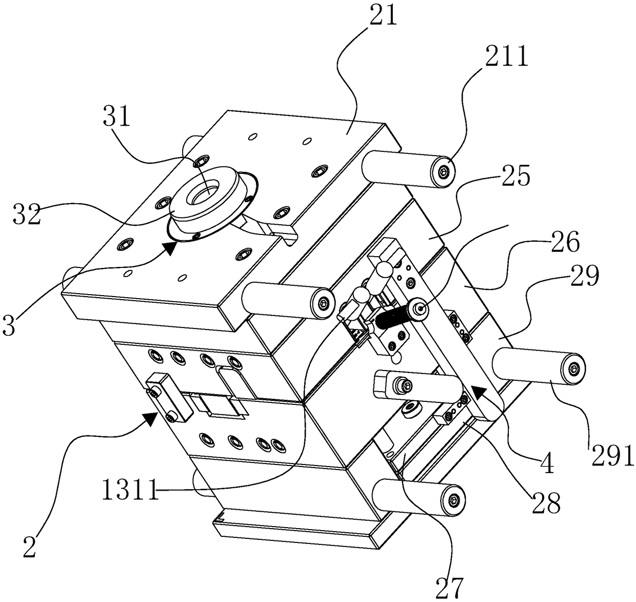 Automobile housing mould