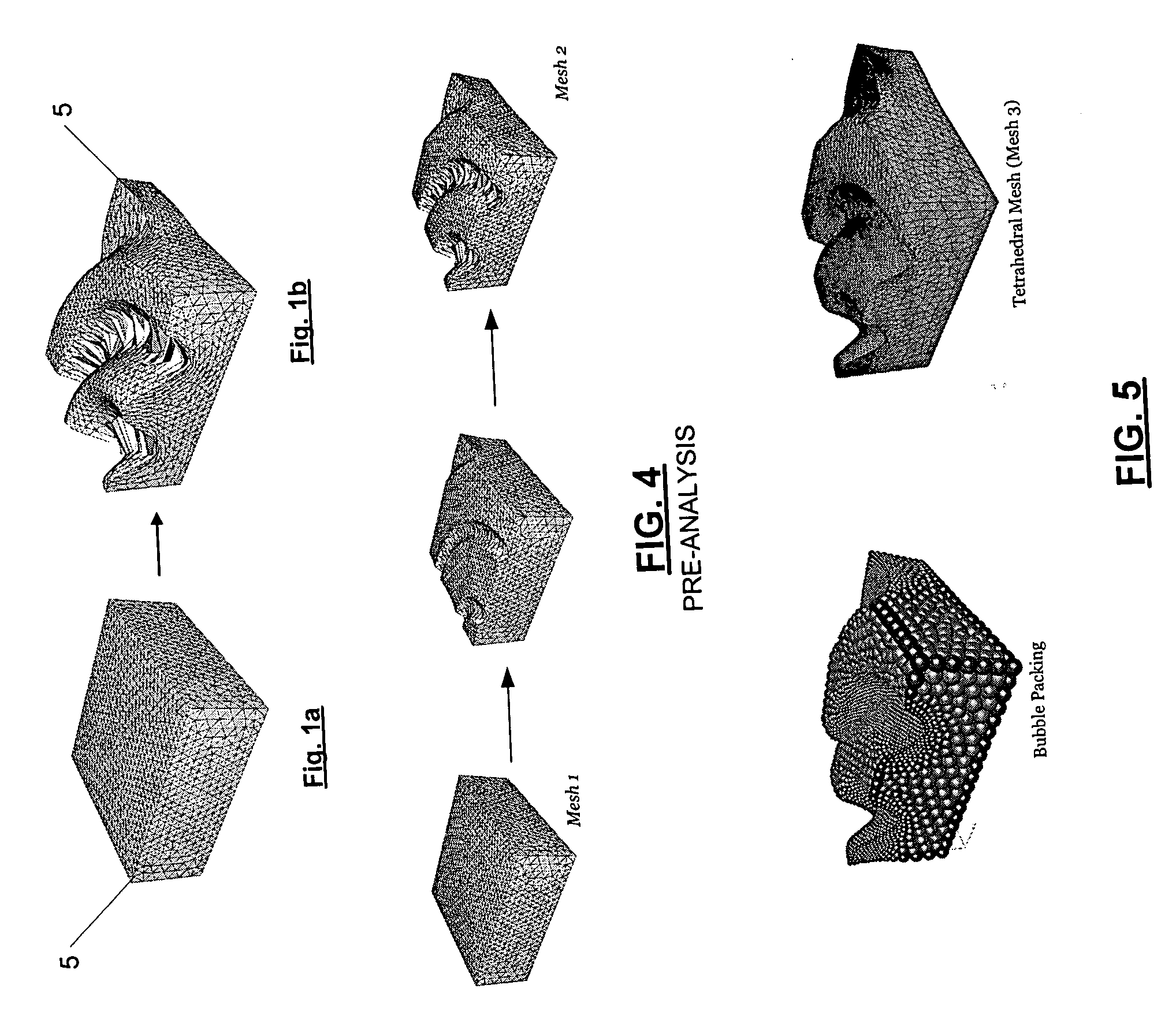 System and method for deformation analysis using inverse pre-deformation of finite element mesh