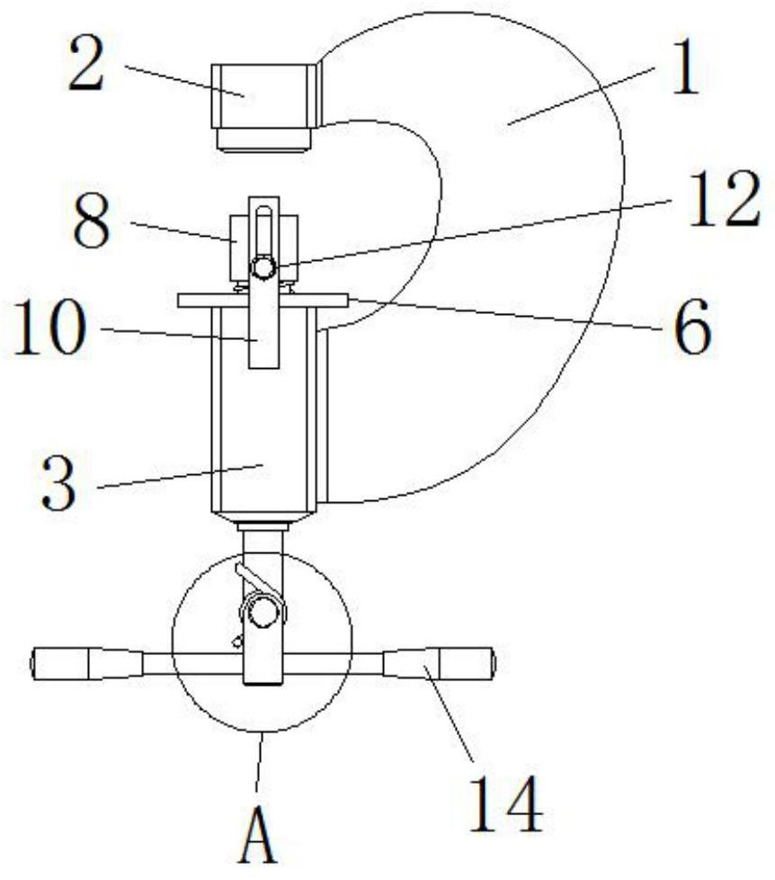 Handheld trepanning tool for cabinet box body