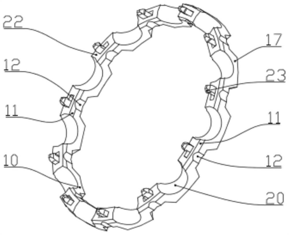 Bearing retainer and bearing provided with same