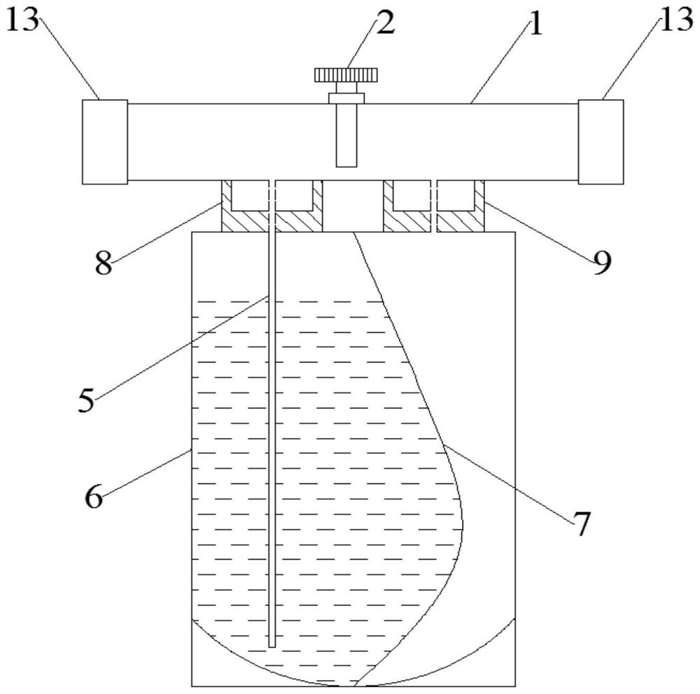 Dust inhibitor adding device