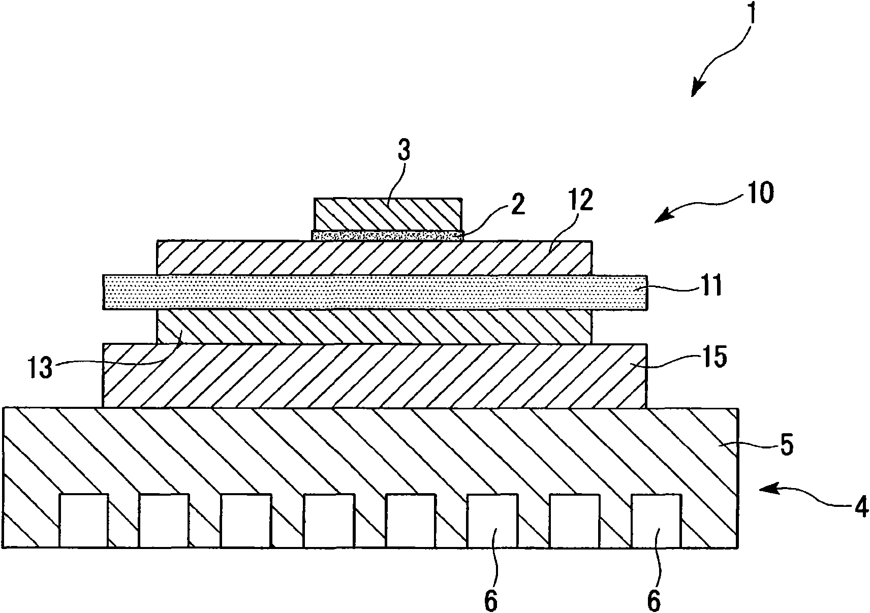 Power module, substrate provided with heat radiator and used for power module and manufacturing method of substrate