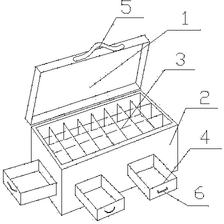 Multifunctional drug storage box