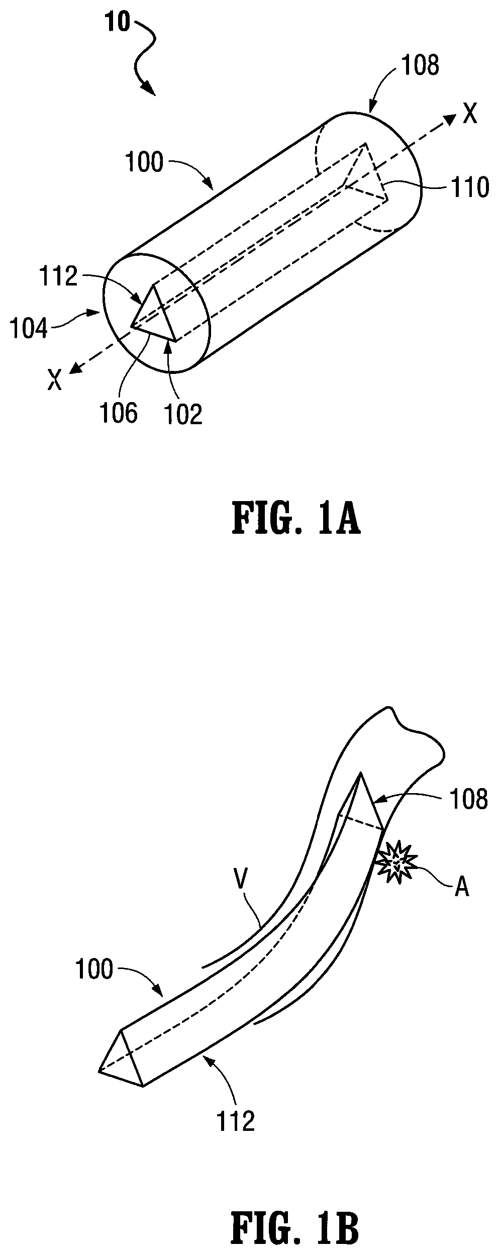 Orientable implantable device and method