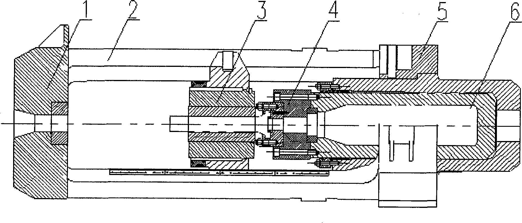 Monoblock cast type short stroke extruder compact type framework