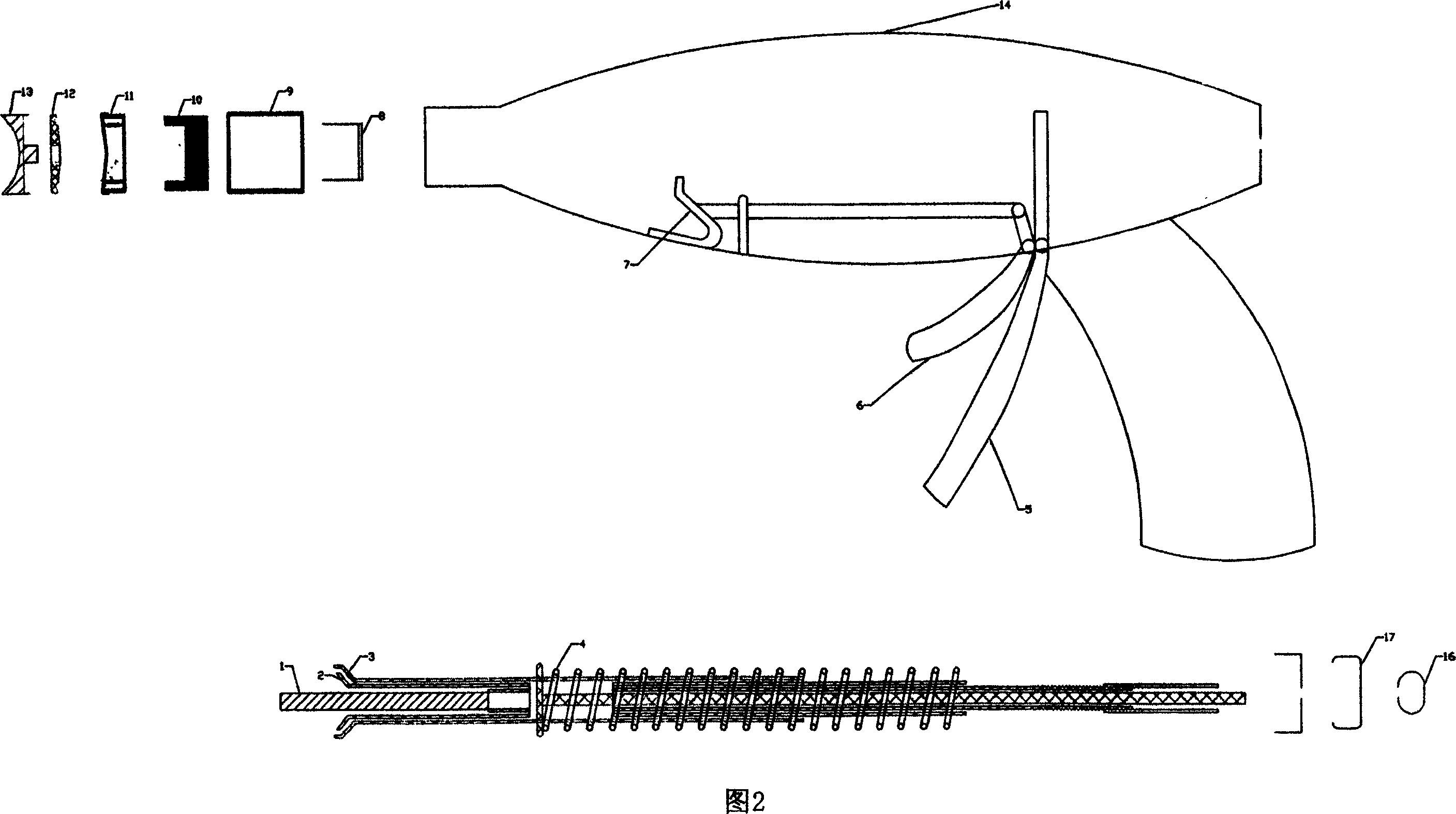 Disposable prepuce circularly cutting and suturing device