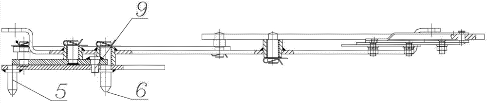 Vertical rotary high-voltage metal-enclosed switchgear valve mechanism