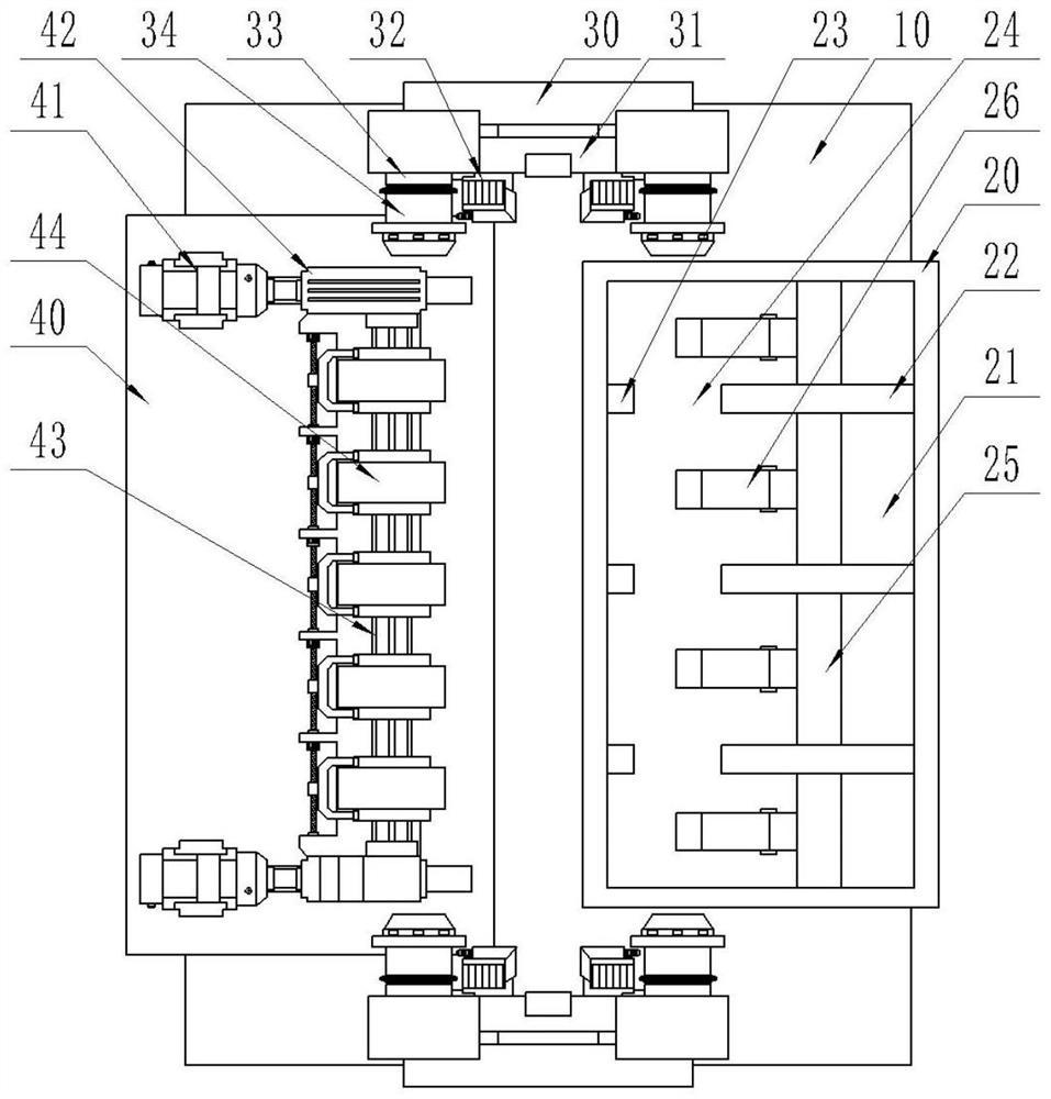 Automatic feeding and polishing device, production line with same and method