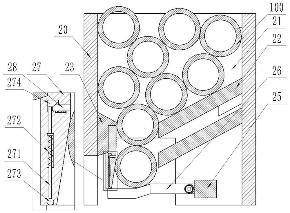 Automatic feeding and polishing device, production line with same and method