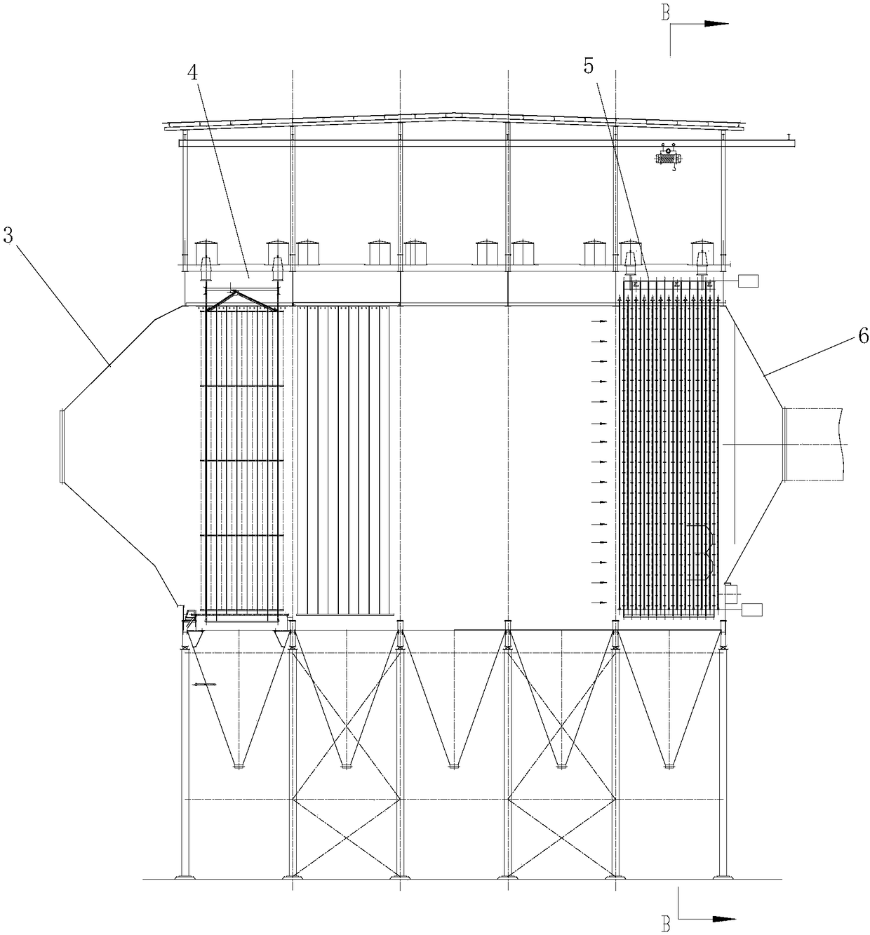 Screening electric precipitator