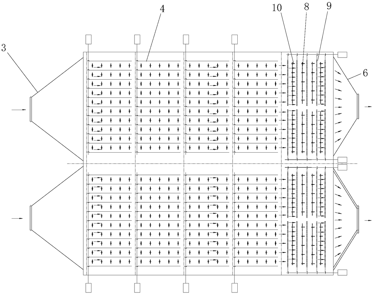 Screening electric precipitator