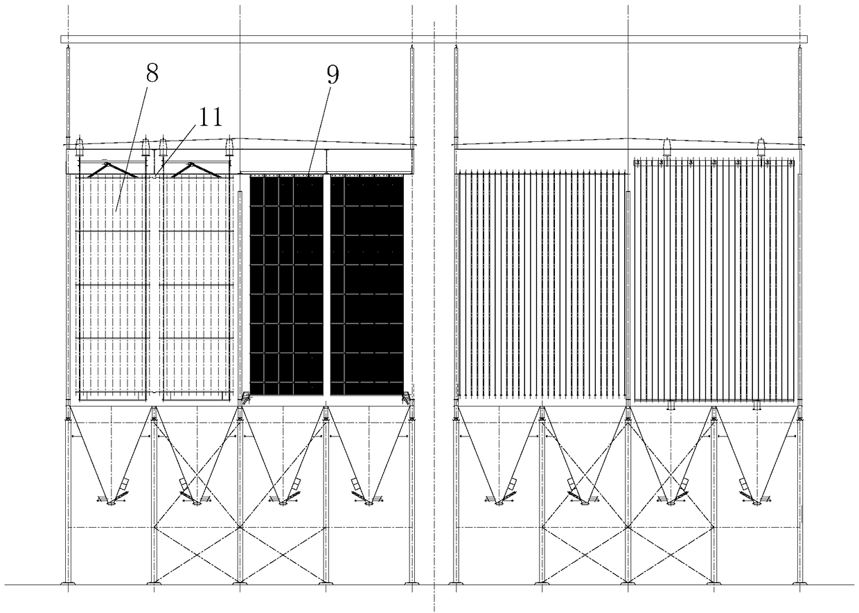 Screening electric precipitator