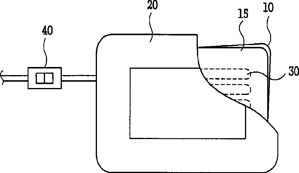 Method for bending the self-regulating cable and heating mat for protecting over-heating